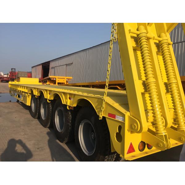 60T 100T 4 Axle Gooseneck Lowboy Trailer
