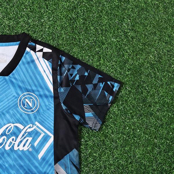 2024-2025 Napoli Children Training Uniforms Football Jerseys Support Group Customization