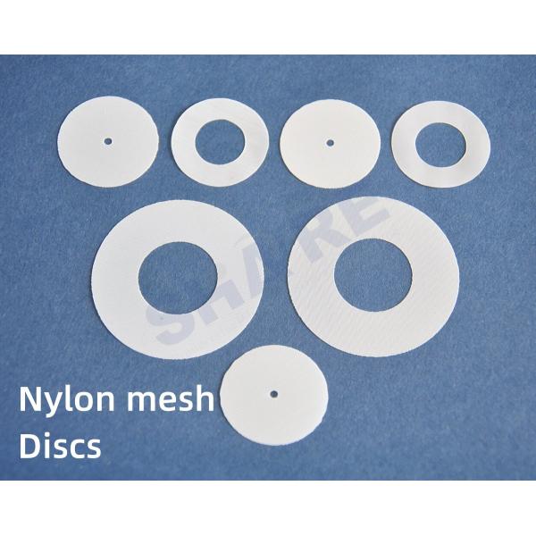 45 Micron Nylon Mesh Disc Filters Precise Even Openings Cut Shapes Sheets