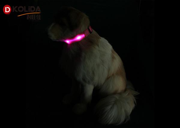 100% Eco - Friendly Safety Night Light Adjustable Dog Collar Puppy Cat Flashing Necklace