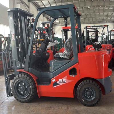 CPQYD35 LPG Counterbalanced Forklift 3.5t Solid Tires - Warehouse/Farm Use