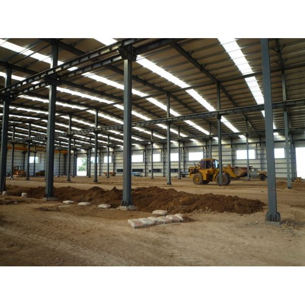 Large-Span Steel Structure Workshop for Manufacturing & Assembly
