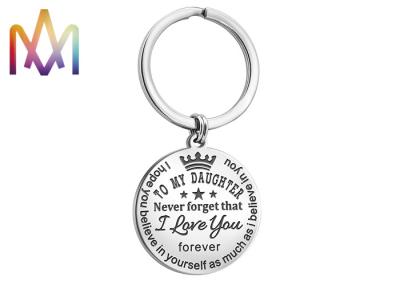 O costume inspirado do presente de Kaychain deu forma à gravura livre de aço inoxidável de Keychains