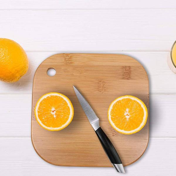 Handmade разделочная доска овоща 20x20x3cm мини бамбуковая для детей