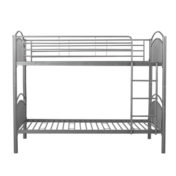 Furniture Modern Twin Metal Bunk Beds For Kids Odorless Environmentally Friendly