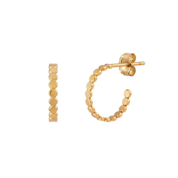 Des boucles d'oreilles en argent sterling pour filles