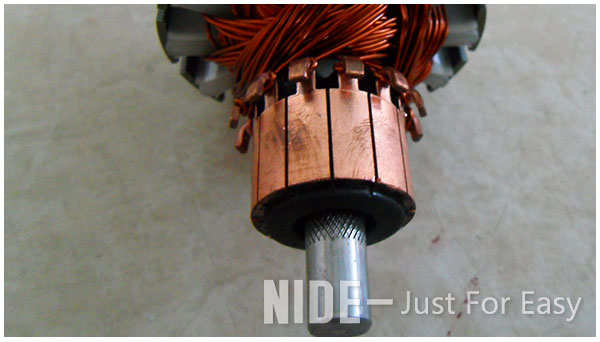 DC motor armature commutator.jpg Микро- коммутант Armature мотора Dc для мотора автомобиля всеобщего