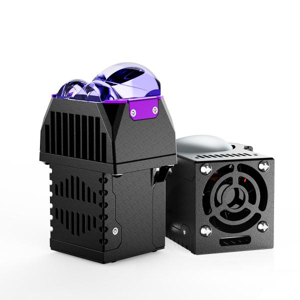70W High Power LED Pod Light with Triple Lens Projection for Off Road Driving in 1.6 Inch Compact Design