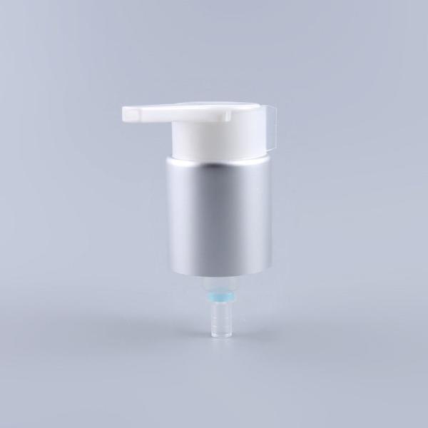 Sliver aluminum Lotion dispenser pump head Factory empty lotion pump bottles