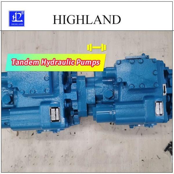 HPV 50 Rice Harvester Tandem Hydraulic Pumps With 97%