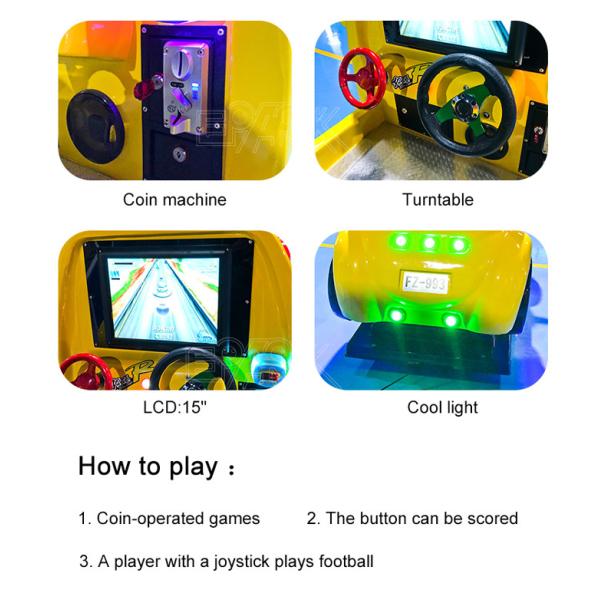Genius Racer Kids Ride Toys For Amusement Park Swing Car Game Machine