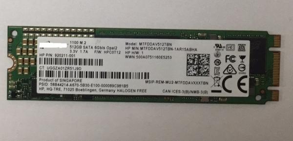 MTFDDAV512TBN-1AR15ABHA  SSD Memory Chip , 1100 512gb Ssd External Hard Drive