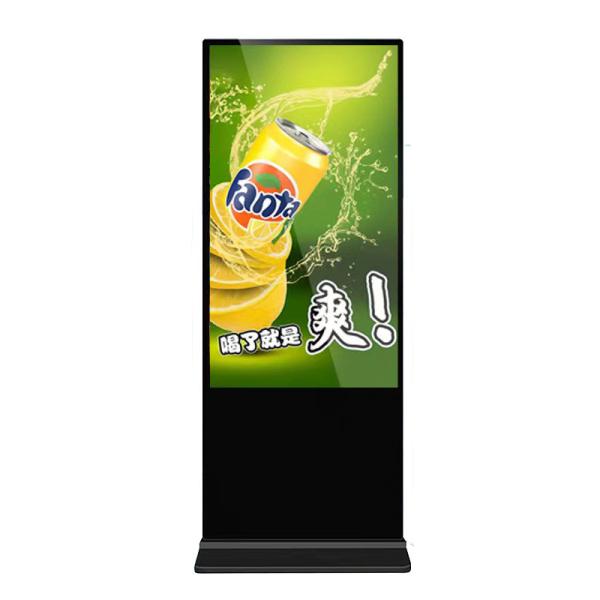 ZXTLCD Advertising Device Floor Stand Kiosk Totem , 4K Ultra HD LCD Advertising