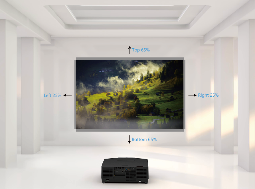 Stadium Show 25000 Lumens WUXGA 3D Mapping Projector Dual Color Laser Outdoor Projection