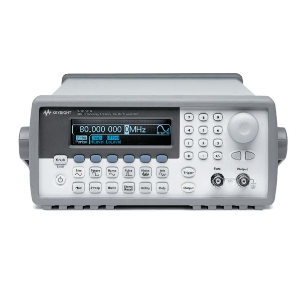 Keysight 33250A 80 MHz Function Arbitrary Waveform Generator with 12-bit Resolution and 64K-point Memory