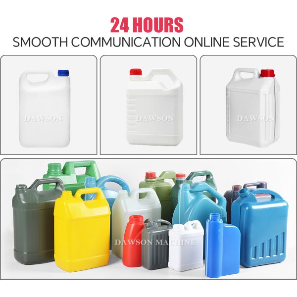 Automatic DSB90II Double Station Blow Molding Machine with Triple Screw for 5L Containers