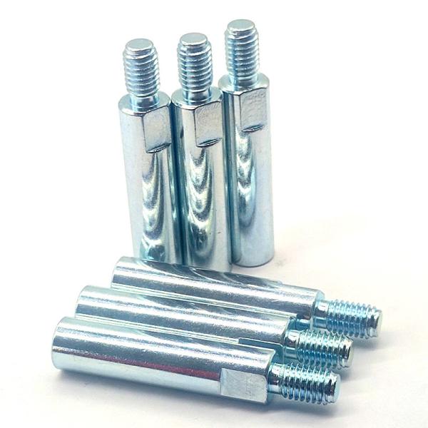 Zinc Coating Carbon Steel Parts Customized Hex Spacer Standoff Male Female