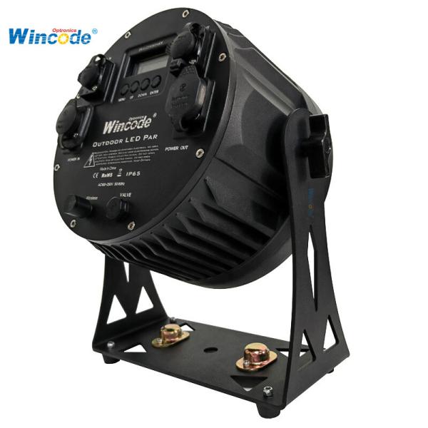 IP65 防水 LED パールアップライト 180W RGBWA+UV 6イン1 DMX-512/RDM 16ビット PWM 1000Hz