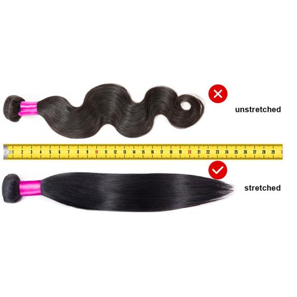 6A Grade Female Brazilian Human Hair Silky Straight Non Remy Hair