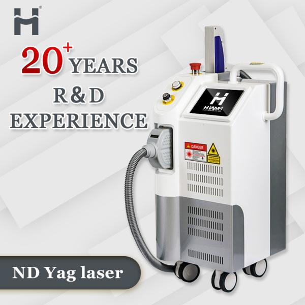 Q Switch ND YAG Laser Tattoo Removal Machine with 500 Thousand Shots and Software OEM