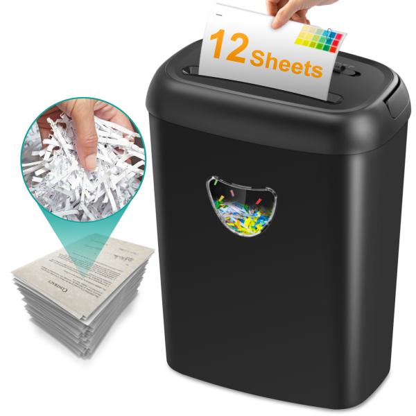 Эффективный 2,0 м / мин 25L тяжелой коммерческой бумаги Shredder Machine cd228p раздробленный CD кредитная карта
