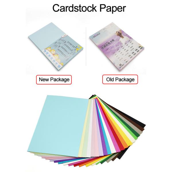 230gsm Multicolor Kids Craft Colored Cardstock Paper