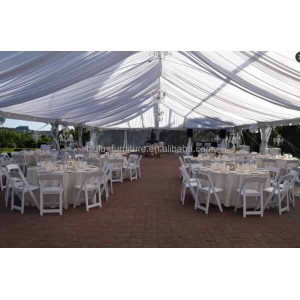 Silla plegable portable para eventos de bodas Material de madera PP