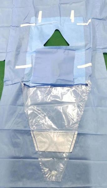 Perineum Disposable Surgical Drapes With Collection Pouch Customized Logo