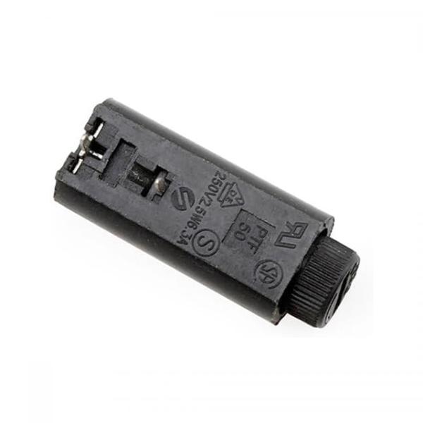 PTF-50 PCB Horizontal Mounting Cartridge Fuse Block Holder 6.3 Amp For 5mm X 20mm