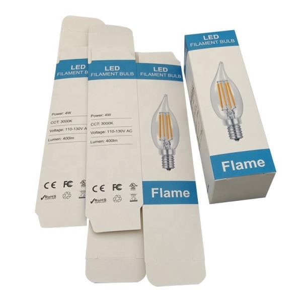 Smart LED Bulb Box Packaging , Custom Printed Corrugated Packaging Box
