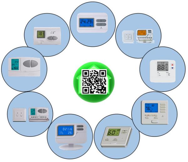 Wireless Heat Pump Thermostat / Programmable Heating Thermostat