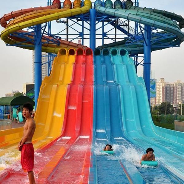 Large Adult Competition Water Park Slide Manufacturer From Guangzhou China
