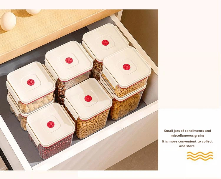 Modern Sustainable Vacuum Sealer Electric Air Pump Grain Moisture-Proof Fresh-Keeping Box for Food