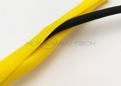 Auto da resistência da chama que envolve Sleeving trançado rachado para o cabo de alimentação do computador