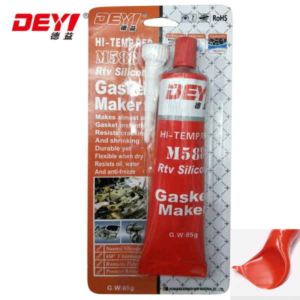 RTV High Temperature Silicone Gasket For Red Gasket Maker Flange Sealant
