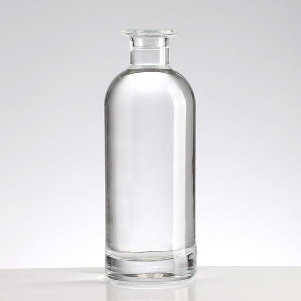 500 мл бутылка из винного стекла с прозрачной прозрачной и кислотной поверхностью