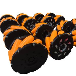 14 Inch AGV Mecanum Wheels Heavy Duty For Industrial AGV Application