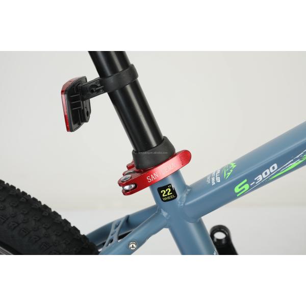 Стальная рама 20 дюймов WANDA 20 * 2.125 Шины Детский велосипед для прочного 21 скорости MTB