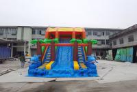estándar inflable comercial del tobogán acuático EN14960 de la palmera del PVC de 0.55m m