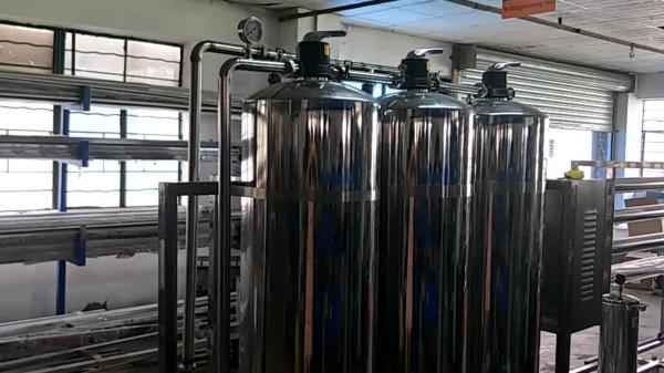 99.99% Ultrafiltration Systems Water Treatment , FRP Filter 2000 lph rO plant