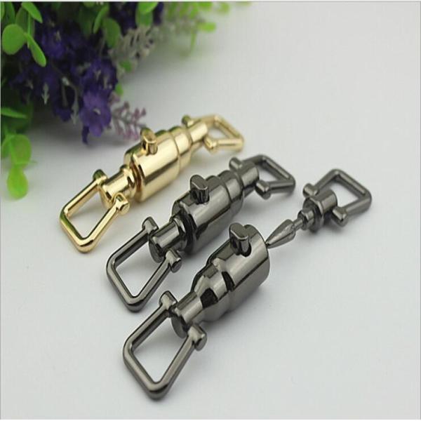 Handbag hardware accessories die casting light gold snap button push press locks