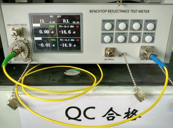 光ファイバー機器 光挿入損失 & 戻り損失テスター IL&RL試験ステーションおよびRL ILテスター
