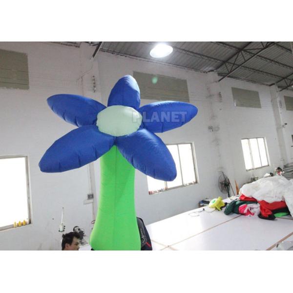 Модель мультфильма цветка воздушного шара ткани Оксфорда раздувная рекламируя