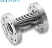 304 / 316L Custom Precision Parts Compressible Flexible Bellows For Vacuum Industry