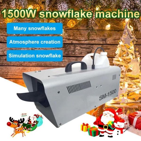 1500W Power Snow Machine with 5-10m Spray Distance and Metal Shell Heat Dissipation for Stage and Outdoor Events