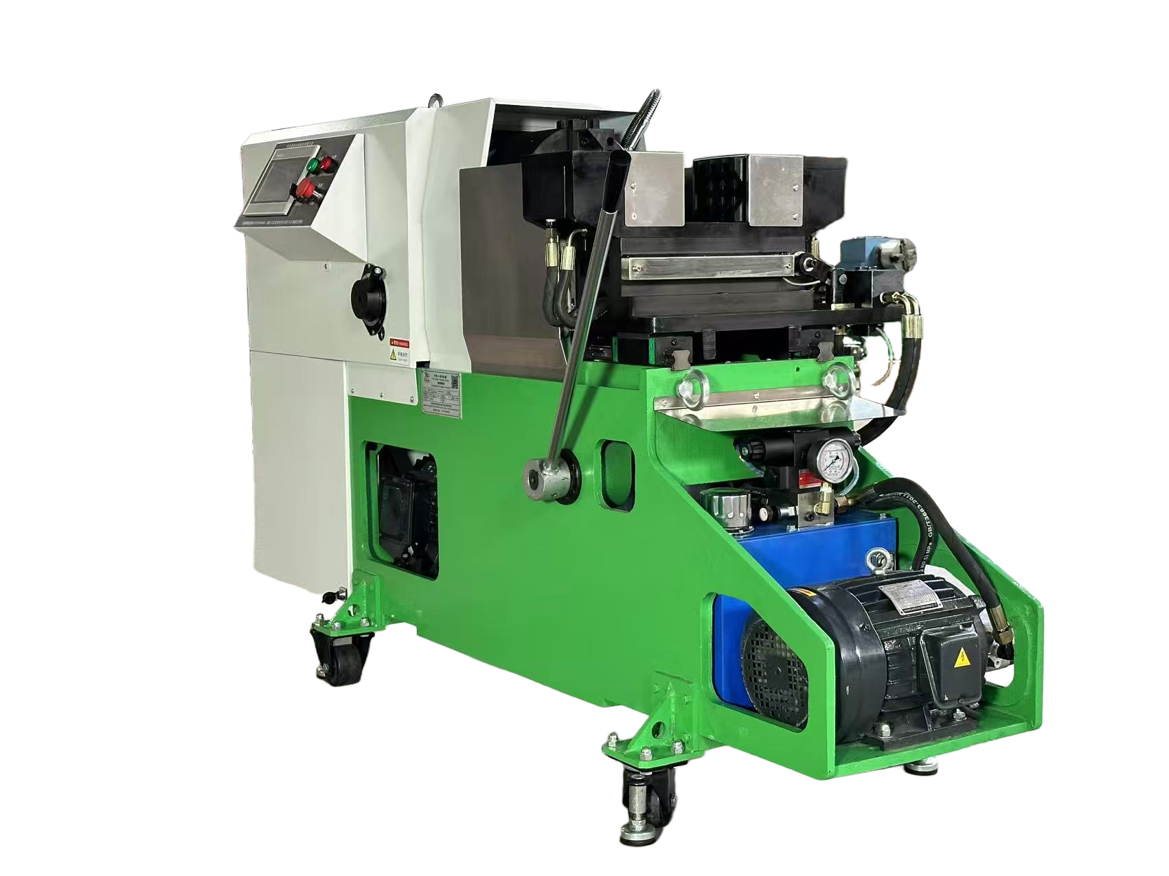 Pipeline Construction Equipment with Automatic Feed and Retract High Speed Threading and Consistent Thread for Pipeline Fabrication；Intelligent Pipe Threading Machine