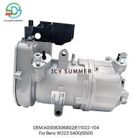 Compresor AC para automóviles eléctricos híbridos A0008306802 E11022-104 para Benz W223 S400 S500