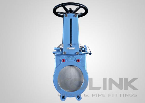 Uni-directional Knife Gate Valve Wafer Type Replaceable Seat
