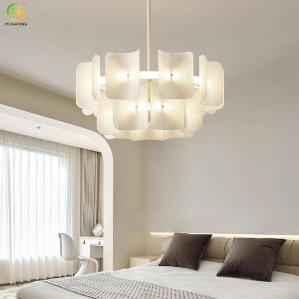 JYLIGHTING Japanese Style Quiet Living Room Restaurant French Cream Style Light Luxury Bedroom Modern Simple Modern Pendant Light