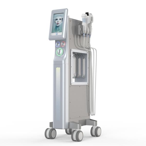6 in 1 Micro Dermabrasion Skin Care Beauty Facial Machine for Skin Care with Visual Scrubber Handle